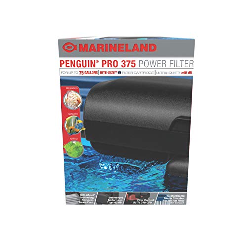 MarineLand Penguin PRO 375 Power Filter, mehrstufige Aquariumfilterung für bis zu 75 Liter MarineLand Penguin PRO 375 Power Filter, mehrstufige Aquariumfilterung für bis zu 75 Liter von MarineLand