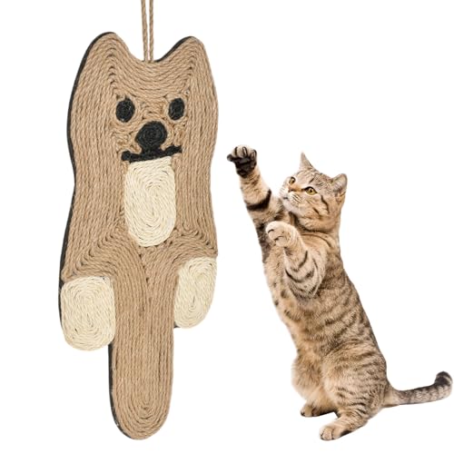 Katzenform Kratzmatte Katze,Sisal Teppich Katzen Kratzbrett Wand,Sisal Teppich Katzen, Aufhängbares Katzen-Kratzbrett Für Sofamöbeltüren, Teppiche Und Wände Zu Schützen Katzenform Kratzmatte Katze,Sisal Teppich Katzen Kratzbrett Wand,Sisal Teppich Katzen, Aufhängbares Katzen-Kratzbrett Für Sofamöbeltüren, Teppiche Und Wände Zu Schützen von Marjoramy