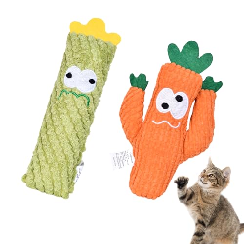 Marjoramy 2 Stück Spielzeug mit Katzenminze,Katzenminze Plüschtiere,Katzenminze Kissen,Kaktusform Katzenplüsch Kauspielzeug,für Katzen Zum Kratzen, Spielen und Kaue Marjoramy 2 Stück Spielzeug mit Katzenminze,Katzenminze Plüschtiere,Katzenminze Kissen,Kaktusform Katzenplüsch Kauspielzeug,für Katzen Zum Kratzen, Spielen und Kaue von Marjoramy