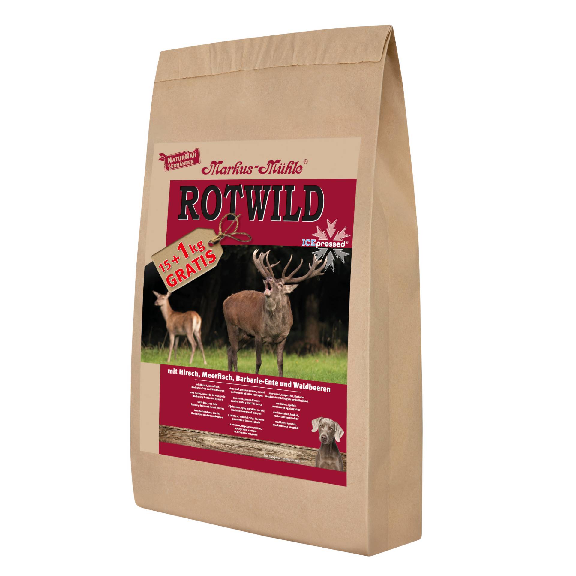 1 kg gratis! 16 kg Markus-Mühle - Rotwild Hirsch 1 kg gratis! 16 kg Markus-Mühle - Rotwild Hirsch von Markus Mühle
