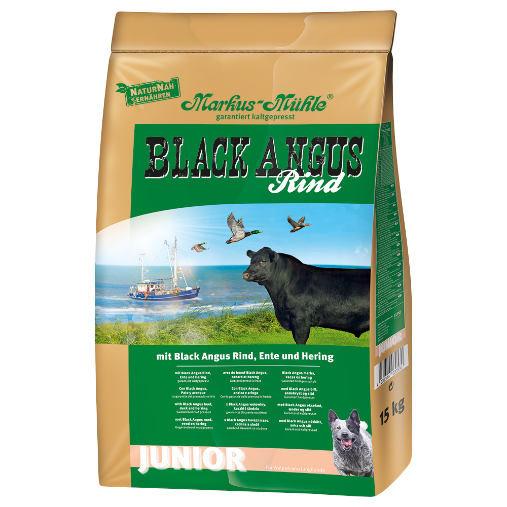 Markus-Mühle Black Angus Junior - Sparpaket: 2 x 15 kg von Markus Mühle