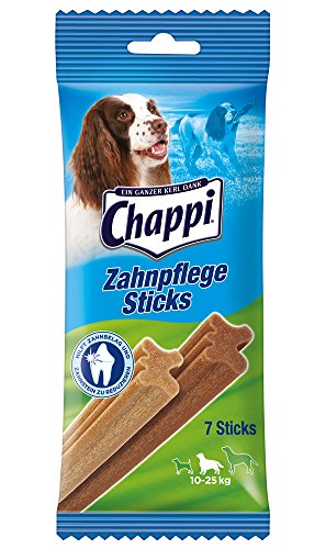 Chappi Hundesnacks Hundeleckerli Sticks Zahnpflege, 10 Packungen (10 x 7 Sticks) von Mars GmbH