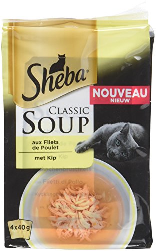 Sheba Set mit 12 Suppen für Katzen, 4 x 40 g, 48 Frischebeutel Sheba Set mit 12 Suppen für Katzen, 4 x 40 g, 48 Frischebeutel von Sheba