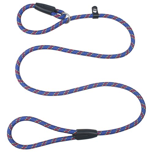 Hundeflüsterer, 1 cm Durchmesser, 135 cm lang, Nylonseil, Leine für Rutschtraining, Blau Hundeflüsterer, 1 cm Durchmesser, 135 cm lang, Nylonseil, Leine für Rutschtraining, Blau von Marsrut