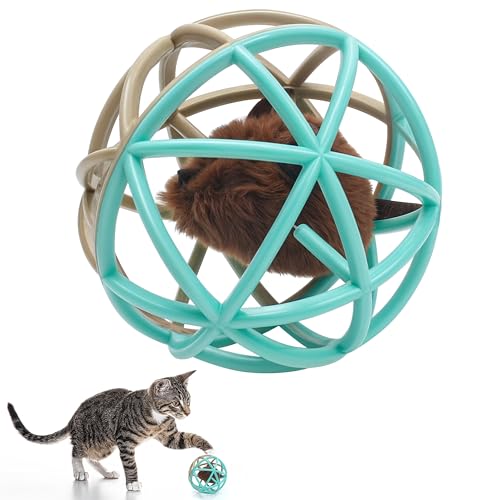 Katzenspielzeug Ball mit Maus Ball Käfig Quietschen Maus Katzenspielzeug Katzenspielzeug Ball mit Maus Ball Käfig Quietschen Maus Katzenspielzeug von Marsrut