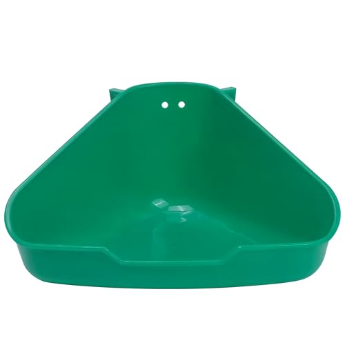Marsrut Kleine Ecktoilette für Kleintiere, fächerförmig, geruchlos, verstärkt, stabile Box für Kaninchen, Meerschweinchen, Grün, 16 x 9,9 x 7,6 cm Marsrut Kleine Ecktoilette für Kleintiere, fächerförmig, geruchlos, verstärkt, stabile Box für Kaninchen, Meerschweinchen, Grün, 16 x 9,9 x 7,6 cm von Marsrut