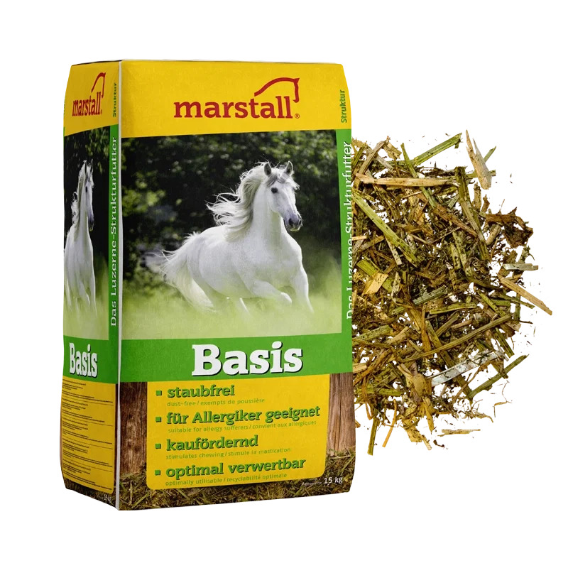 Marstall Basis Luzerne Mix 15 kg Ballen Staubfreies Luzerne-Futter Marstall Basis Luzerne Mix 15 kg Ballen Staubfreies Luzerne-Futter von Marstall