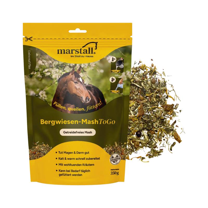 Marstall Bergwiesen-Mash ToGo 350g Getreidefrei & schmackhaft von Marstall