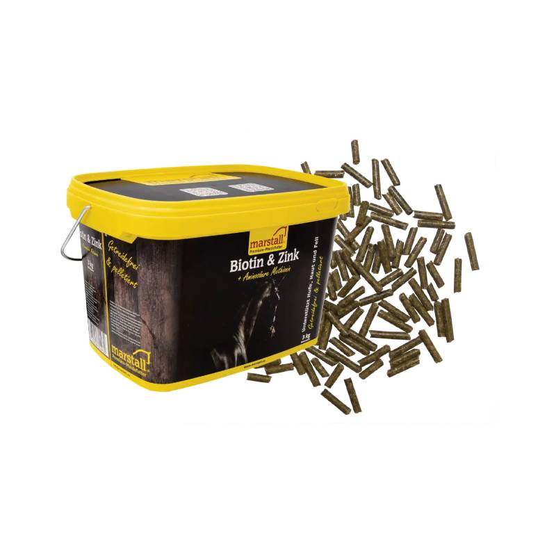 Marstall Biotin & Zink 3 kg für Fell, Haut & Hufe Marstall Biotin & Zink 3 kg für Fell, Haut & Hufe von Marstall