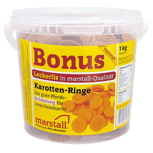 marstall Premium-Pferdefutter Bonus Karotte, 1er Pack (1 x 1 kilograms) von marstall Premium-Pferdefutter