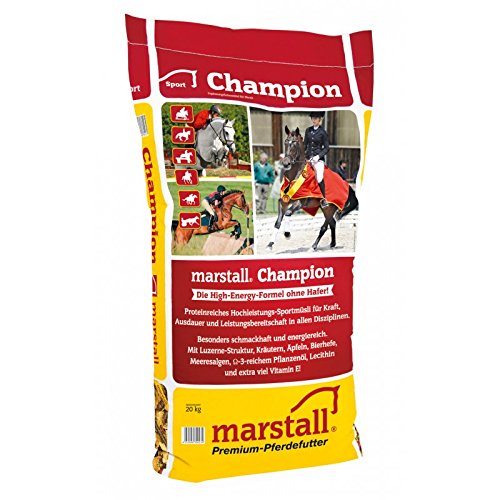 marstall Premium-Pferdefutter Champion, 1er Pack (1 x 20 kilograms) von marstall Premium-Pferdefutter