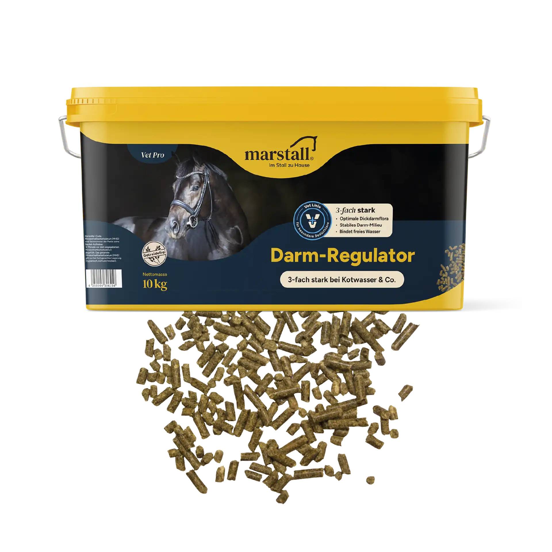 Marstall Darm-Regulator 10 kg Eimer 3-fach Ansatz gegen Kotwasser Marstall Darm-Regulator 10 kg Eimer 3-fach Ansatz gegen Kotwasser von Marstall