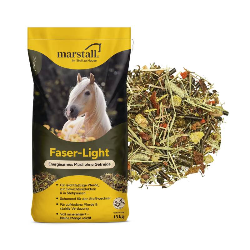 Marstall Faser-Light 15kg - Getreidefrei Lecker leicht Marstall Faser-Light 15kg - Getreidefrei Lecker leicht von Marstall