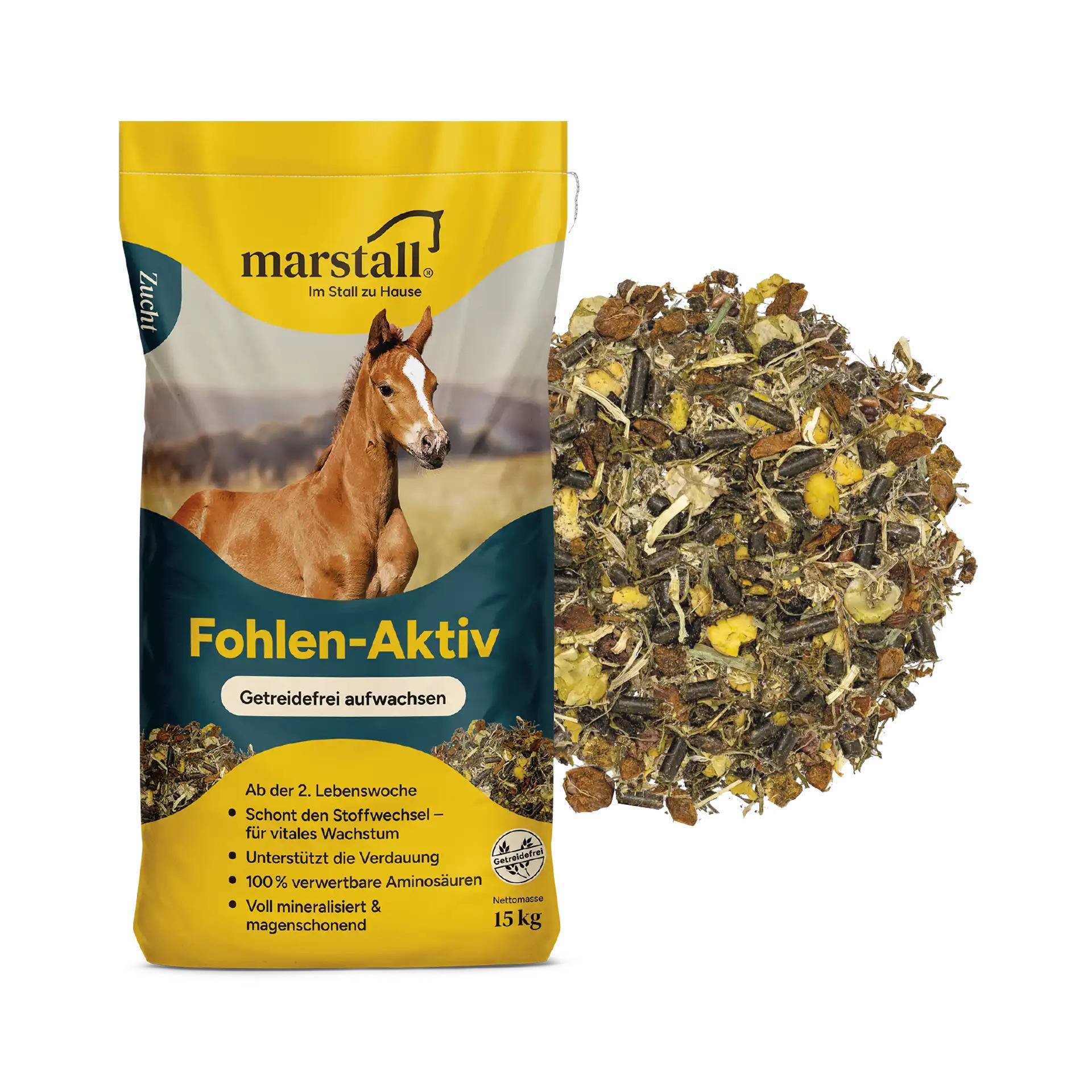 Marstall Fohlen-Aktiv 20kg Getreidefrei Aufwachsen Marstall Fohlen-Aktiv 20kg Getreidefrei Aufwachsen von Marstall