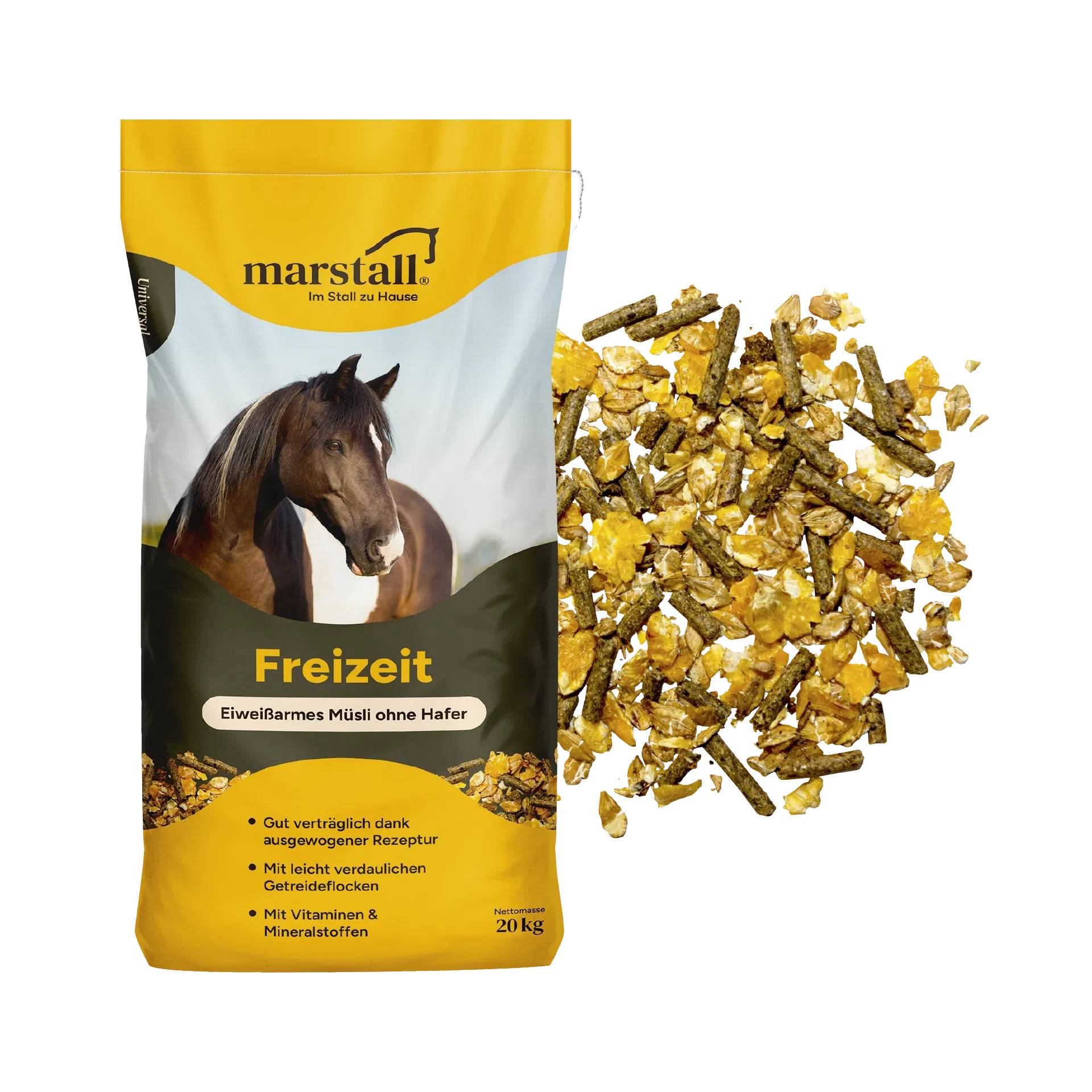 Marstall Freizeit 20kg Müsli ohne Hafer Marstall Freizeit 20kg Müsli ohne Hafer von Marstall