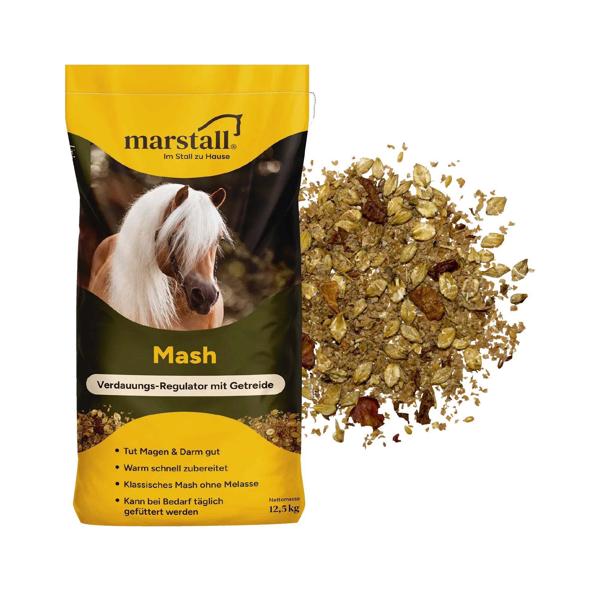 Marstall Mash 12,5 kg Sack Unterstützt die Verdauung Marstall Mash 12,5 kg Sack Unterstützt die Verdauung von Marstall