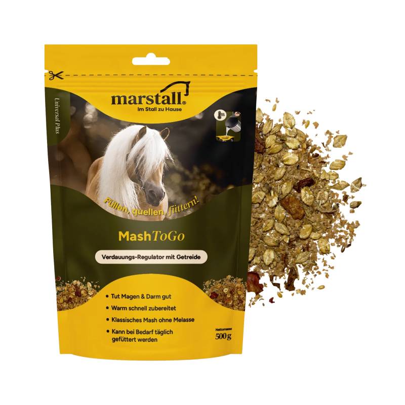 Marstall Mash ToGo 20 x 500g Wochenpackung Praktische Mash-Portionspackung von Marstall