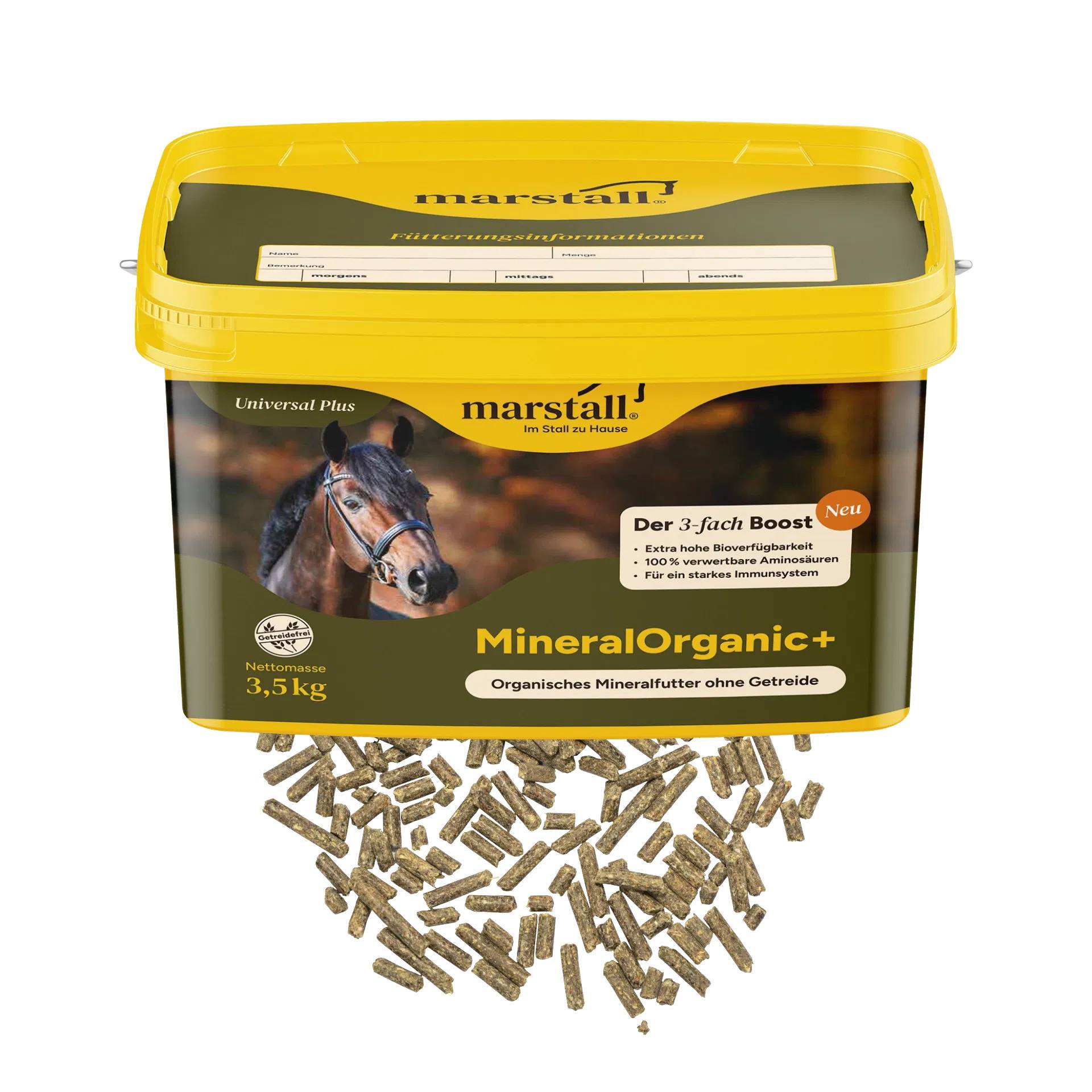 Marstall MineralOrganic+ 3,5 kg Mineralfutter mit organischen Spurenelementen und Vitaminen Marstall MineralOrganic+ 3,5 kg Mineralfutter mit organischen Spurenelementen und Vitaminen von Marstall