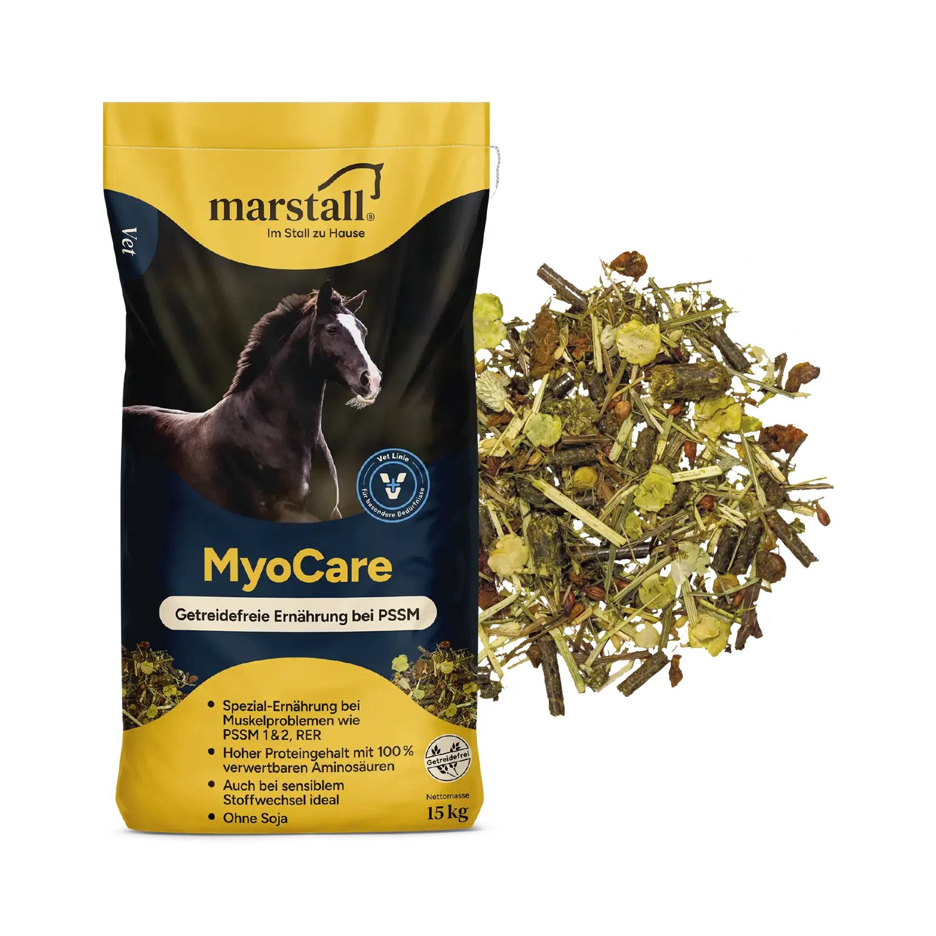 Marstall MyoCare-Müsli 15kg - Tüte bei Pssm 1 & Pssm 2 Marstall MyoCare-Müsli 15kg - Tüte bei Pssm 1 & Pssm 2 von Marstall