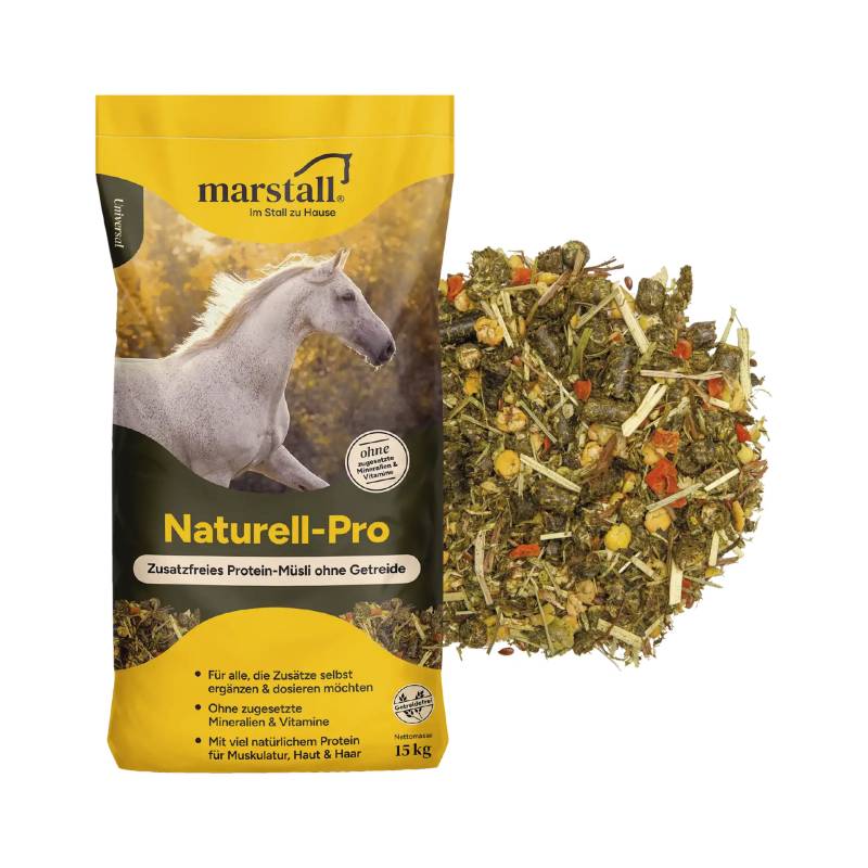 Marstall Naturell-Pro 15 kg Protein-Müsli ohne Getreide von Marstall