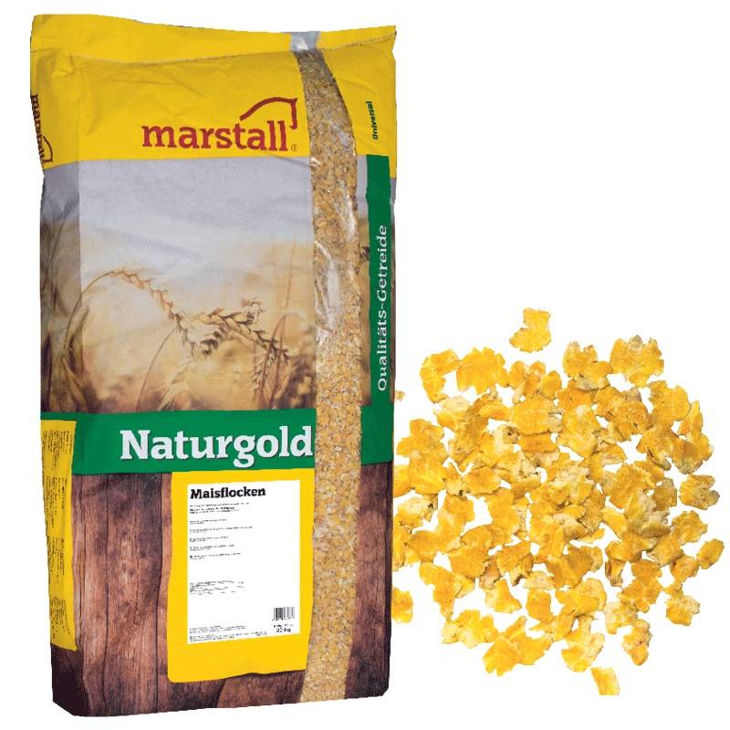 Marstall Naturgold 20kg - Maisflocken Energiereich von Marstall