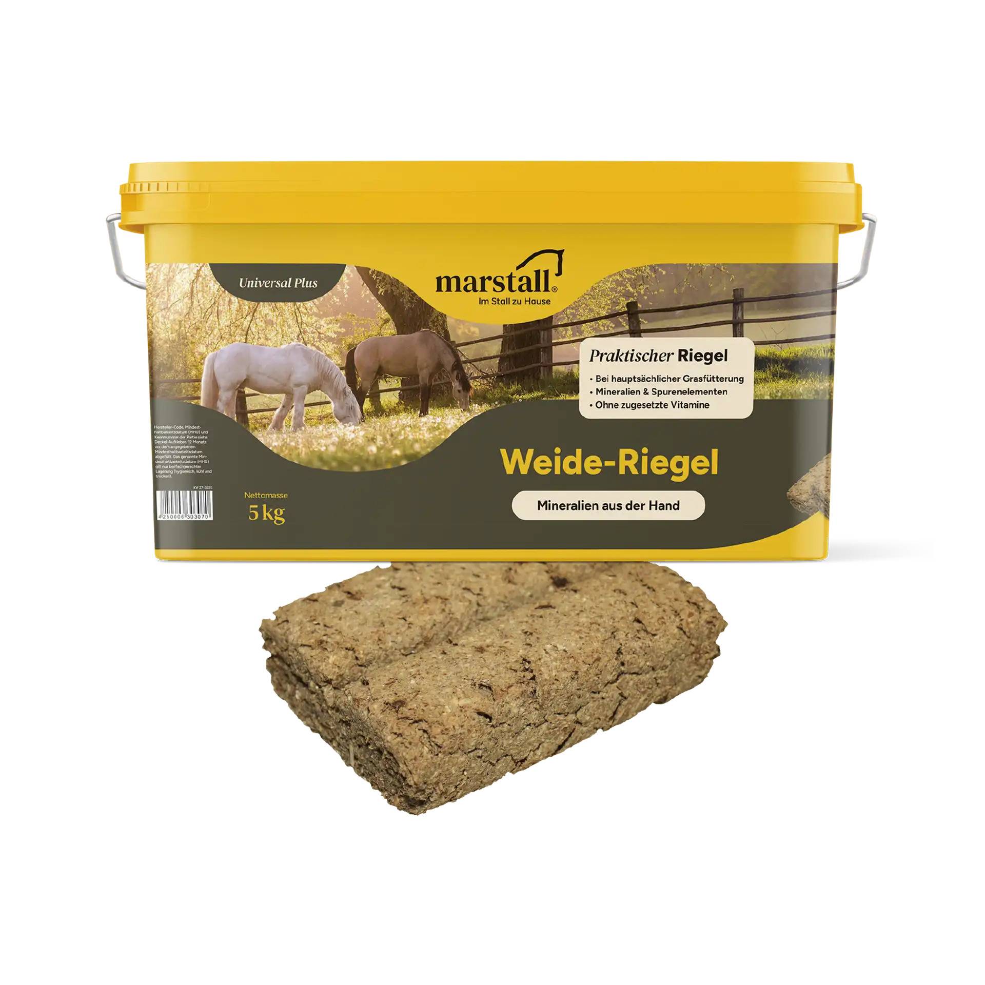 Marstall Weide-Riegel Mineral 5kg Mineralien für die Weide-Saison Marstall Weide-Riegel Mineral 5kg Mineralien für die Weide-Saison von Marstall