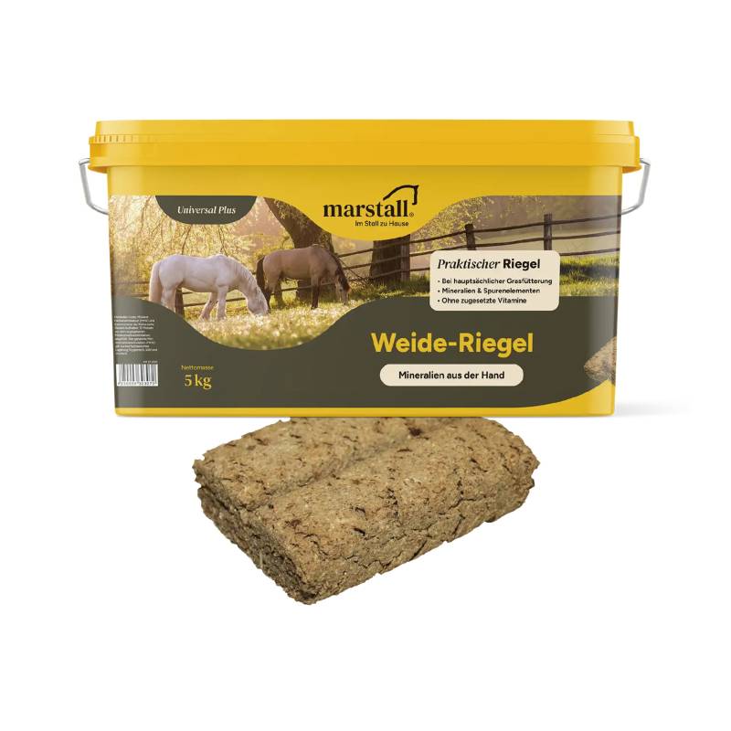 Marstall Weide-Riegel Mineral 5kg Mineralien für die Weide-Saison Marstall Weide-Riegel Mineral 5kg Mineralien für die Weide-Saison von Marstall