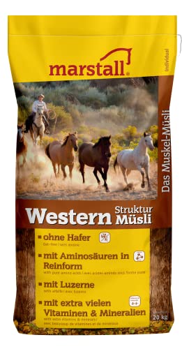 marstall Premium-Pferdefutter Western Struktur-Müsli, 1er Pack (1 x 20 kilograms) von marstall Premium-Pferdefutter