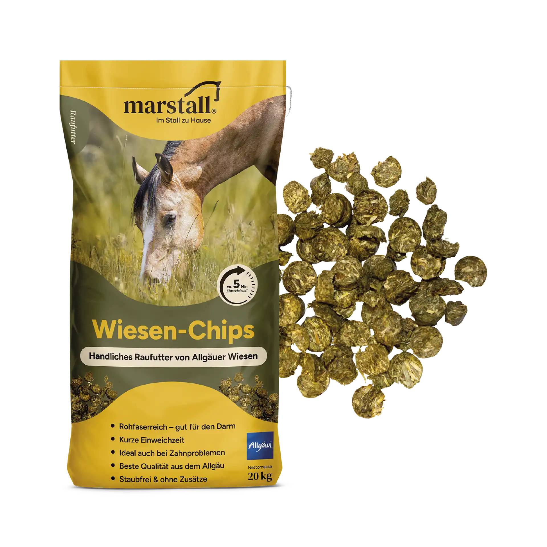 Marstall Wiesen-Chips 20 kg Pure Nature Marstall Wiesen-Chips 20 kg Pure Nature von Marstall