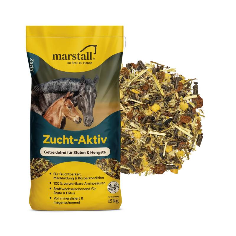 Marstall Zucht-Aktiv Getreidefrei 15 kg Für Stuten & Hengste Marstall Zucht-Aktiv Getreidefrei 15 kg Für Stuten & Hengste von Marstall