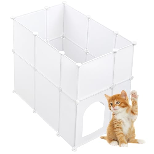 Marsui 20 Stück große Katzentoilette Gehäuse Spritzschutz DIY Katzentoilette Wandschild leicht zu reinigen Hund Sichtschutz Gehäuse leichte Kunststoffplatten für die meisten Katzentoiletten (80 x 50 x Marsui 20 Stück große Katzentoilette Gehäuse Spritzschutz DIY Katzentoilette Wandschild leicht zu reinigen Hund Sichtschutz Gehäuse leichte Kunststoffplatten für die meisten Katzentoiletten (80 x 50 x von Marsui