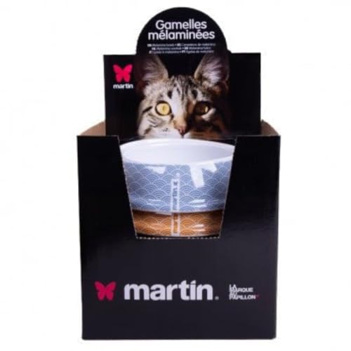 Martin Sellier 6 Futternäpfe für Katzen, Melamin, japanische Kollektion von Martin Sellier