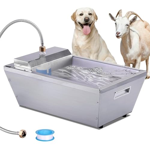Automatische Viehtränke Auto Dog Water Bowl Dispenser für große Hunde Outdoor Self Filling Waterer Trog für Ziege, Rind, Pferd, Schwein, Schaf, Hund, Geflügel von MasXirch