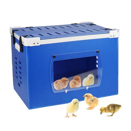 Brutkasten für Küken, Faltbare Kükenbrüter, Geflügelzuchtbox geeignet für Küken Ente Papagei Taube von MasXirch