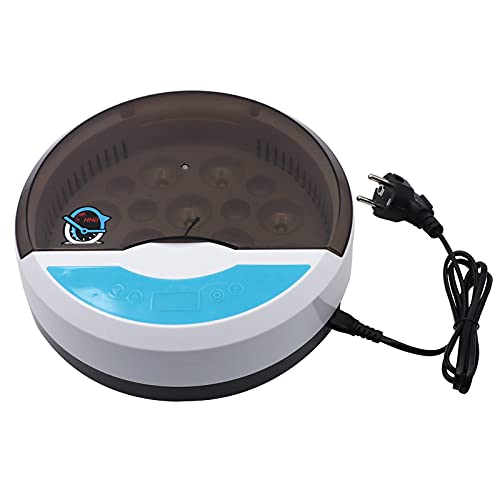 Eierbrutkasten, 9 Eier Geflügelbrutkasten mit Feuchtigkeits- und Temperaturregelung, LED-Kerze und Display, Mini-Hühnerbrutkasten für Küken, Wachtel, Ente, Gans, Vogel, Truthahn, Eier Eierbrutkasten, 9 Eier Geflügelbrutkasten mit Feuchtigkeits- und Temperaturregelung, LED-Kerze und Display, Mini-Hühnerbrutkasten für Küken, Wachtel, Ente, Gans, Vogel, Truthahn, Eier von MasXirch