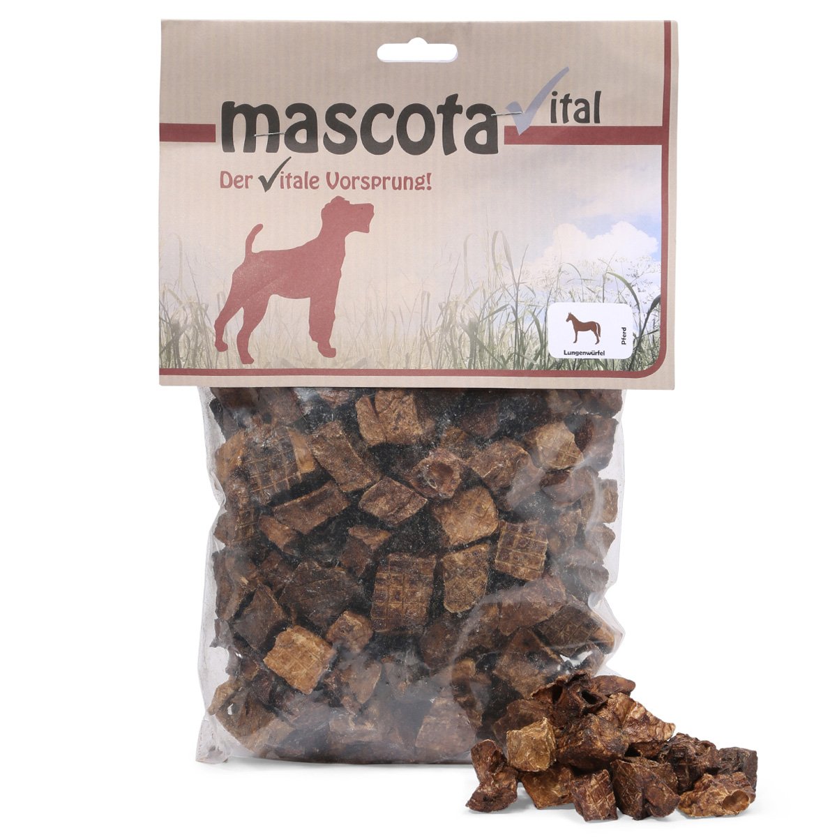 Mascota vital Pferde-Lungenwürfel 200g Mascota vital Pferde-Lungenwürfel 200g von Mascota