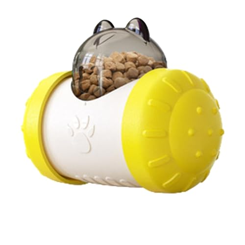 Tumbler-Haustierspielzeug, Leckerli-Spender-Spielzeug für Hunde | Futterspender-Ball für Haustiere, Katzenspielzeug - Interaktiver Hundefutter-Puzzle-Futterball, Hundeleckfutterspielzeug für Welpen, K von Maseyivi