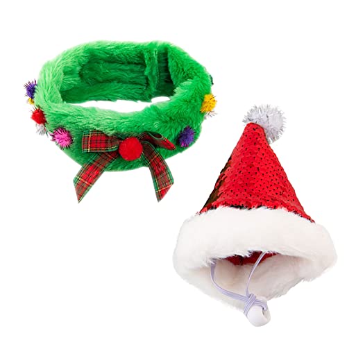 Mashaouyo Haustierkostüm für Herbst und Winter, Haustierkostüm, Weihnachtsanzug, Mütze, Lätzchen, Haustierkostüm, Haustierkleidung, Schrank, Rot, Größe S Mashaouyo Haustierkostüm für Herbst und Winter, Haustierkostüm, Weihnachtsanzug, Mütze, Lätzchen, Haustierkostüm, Haustierkleidung, Schrank, Rot, Größe S von Mashaouyo
