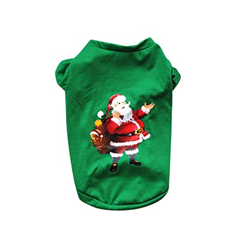 Mashaouyo Weihnachtspullover für Haustiere, Cartoon-Druck, niedlicher Frühling, Herbst, Cartoon-Druck, Hunde-Shirts, weiches Haustier-Weihnachts-Welpenbekleidung, Outfit, 4 Größen, Haustierkleidung Mashaouyo Weihnachtspullover für Haustiere, Cartoon-Druck, niedlicher Frühling, Herbst, Cartoon-Druck, Hunde-Shirts, weiches Haustier-Weihnachts-Welpenbekleidung, Outfit, 4 Größen, Haustierkleidung von Mashaouyo