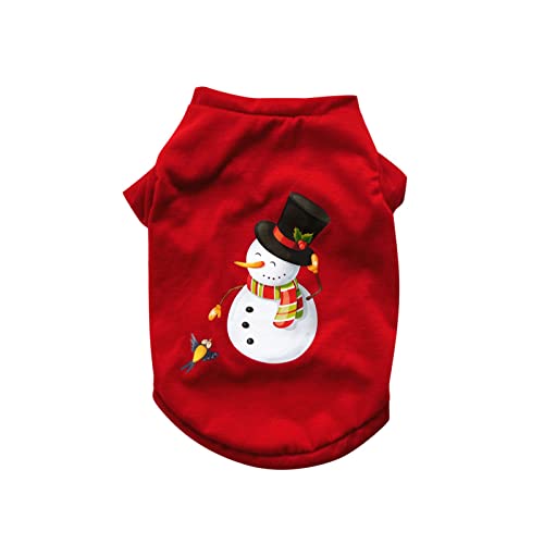 Mashaouyo Weihnachtspullover für Haustiere, Cartoon-Druck, niedlicher Frühling, Herbst, Cartoon-Druck, Hunde-Shirts, weiches Haustier-Weihnachts-Welpenbekleidung, Outfit, 4 Größen, Haustierkleidung Mashaouyo Weihnachtspullover für Haustiere, Cartoon-Druck, niedlicher Frühling, Herbst, Cartoon-Druck, Hunde-Shirts, weiches Haustier-Weihnachts-Welpenbekleidung, Outfit, 4 Größen, Haustierkleidung von Mashaouyo