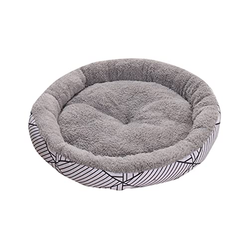 Shushu Haustiernest für den Winter, aus Baumwolle, Schlafnest für Hunde, Katzen, runde Nestkästen für draußen (C, Einheitsgröße) von Mashaouyo