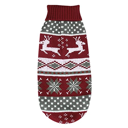 Winter-Cartoon-Hundekleidung, warmer Weihnachtspullover für kleine Hunde, Haustierkleidung, roter Weihnachtspullover mit Hirschdruck, Welpenbekleidung, 6 Größen, Haustierkleidung für Katzen für Winter-Cartoon-Hundekleidung, warmer Weihnachtspullover für kleine Hunde, Haustierkleidung, roter Weihnachtspullover mit Hirschdruck, Welpenbekleidung, 6 Größen, Haustierkleidung für Katzen für von Mashaouyo