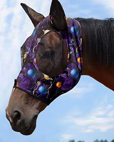 Mask Tech Horse Fliegenmaske Elastizität Atmungsaktives Gewebe mit UV-Schutz Weiches Mesh für Pferd Everlasting Cosmos M Mask Tech Horse Fliegenmaske Elastizität Atmungsaktives Gewebe mit UV-Schutz Weiches Mesh für Pferd Everlasting Cosmos M von Mask-Tech