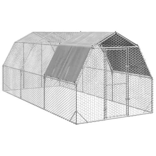 Massbinet Hühnerkäfig Außengehege Freilaufgehege Hühnerstall Hasenstall Geflügelhaltung Käfig Kleintiergehege Voliere Verzinkter 2.5 x 6 x 2.25 m Massbinet Hühnerkäfig Außengehege Freilaufgehege Hühnerstall Hasenstall Geflügelhaltung Käfig Kleintiergehege Voliere Verzinkter 2.5 x 6 x 2.25 m von Massbinet
