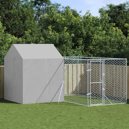 Massbinet Hühnerkäfig Außengehege Freilaufgehege Hühnerstall Hasenstall Geflügelhaltung Käfig Kleintiergehege Voliere Verzinkter 4 x 4 x 2.5 m mit Dach und Seitenwände Massbinet Hühnerkäfig Außengehege Freilaufgehege Hühnerstall Hasenstall Geflügelhaltung Käfig Kleintiergehege Voliere Verzinkter 4 x 4 x 2.5 m mit Dach und Seitenwände von Massbinet