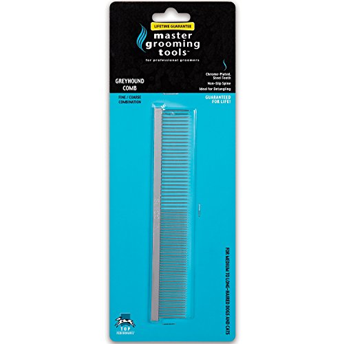 Master Grooming Tools Greyhound Combs — European-Style Combs for Grooming Dogs - Fine/Coarse, 7½" Master Grooming Tools Greyhound Combs — European-Style Combs for Grooming Dogs - Fine/Coarse, 7½" von Master Grooming Tools