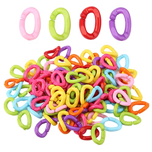 C-Clips, Haken, Kunststoff-Kettenglieder, Kunststoffkette, 10 x 7 x 2, 100 Stück, Kunststoff-Vogel-Clips, C-Clips, Haken, Kettenglieder, DIY-Spielzeug, gemischte Farben C-Clips, Haken, Kunststoff-Kettenglieder, Kunststoffkette, 10 x 7 x 2, 100 Stück, Kunststoff-Vogel-Clips, C-Clips, Haken, Kettenglieder, DIY-Spielzeug, gemischte Farben von Masyrt