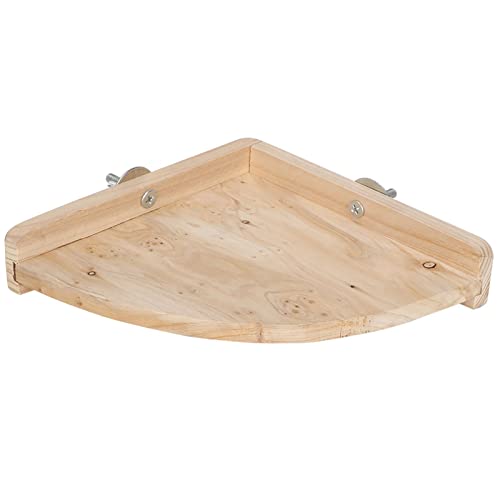 Chinchilla-Käfig-Zubehör, Holz, 20 x 20 x 4 cm, Eckständer für Hamster, Chinchillas, kleine Haustierkäfig-Zubehör Chinchilla-Käfig-Zubehör, Holz, 20 x 20 x 4 cm, Eckständer für Hamster, Chinchillas, kleine Haustierkäfig-Zubehör von Masyrt