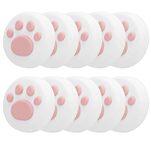 Daumengriffkappen, Katzenpfote Daumen Griffe Abdeckung, Katzenpfoten -Daumen Griffe Deckung Joystick Rocker Silikonkappe Universalkompatibel mit Lite (Weiße Basisklaue) von Masyrt