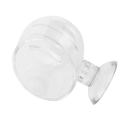 Masyrt Aquarium -Feeder, Transparentes Aquarium -Redworm Feeder Saugbecher Futter Futter Cup Behälterzubehör (#3) von Masyrt